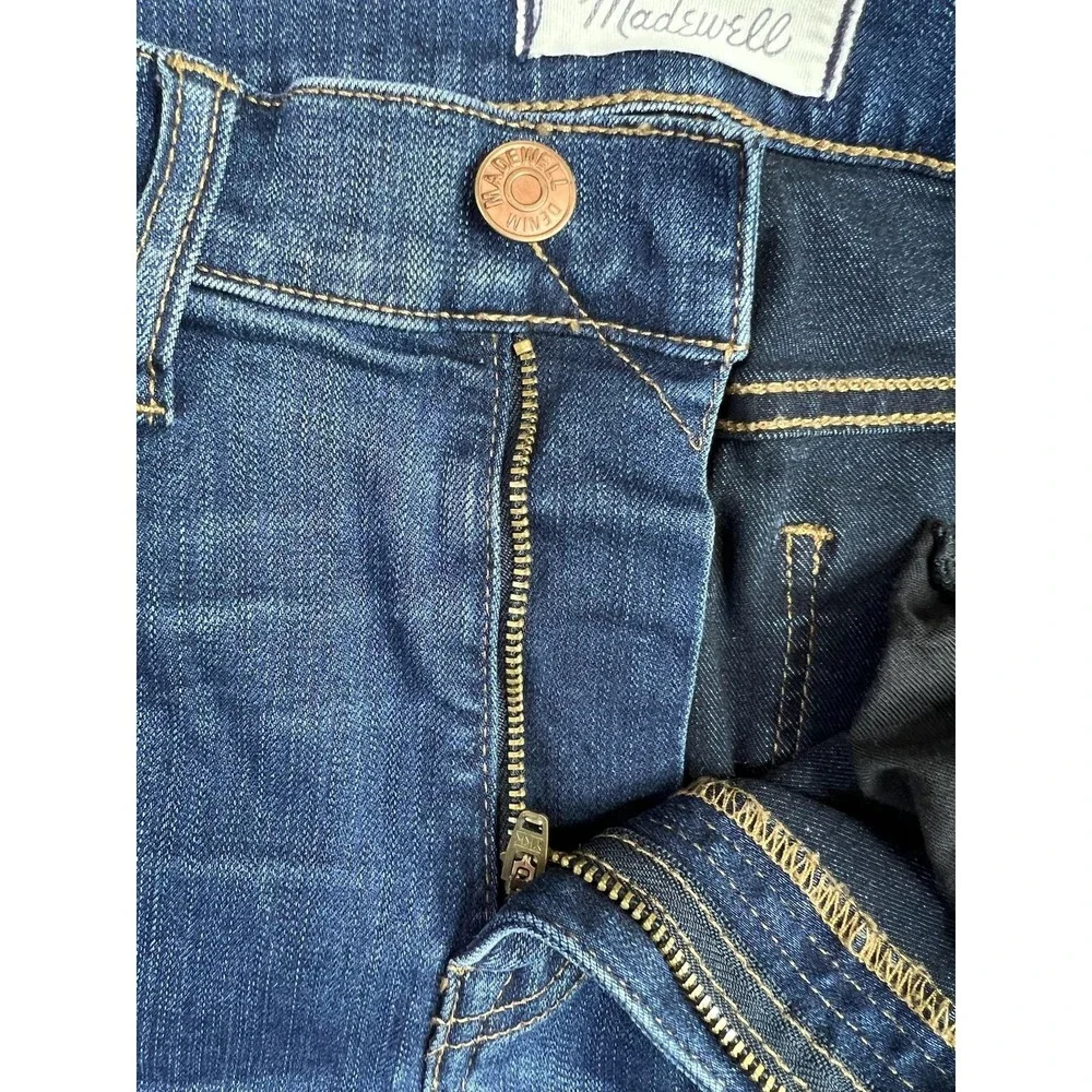 Madewell Roadtripper Skinny Jeans Womens 28 Blue Medium Wash Mid Rise Stretch